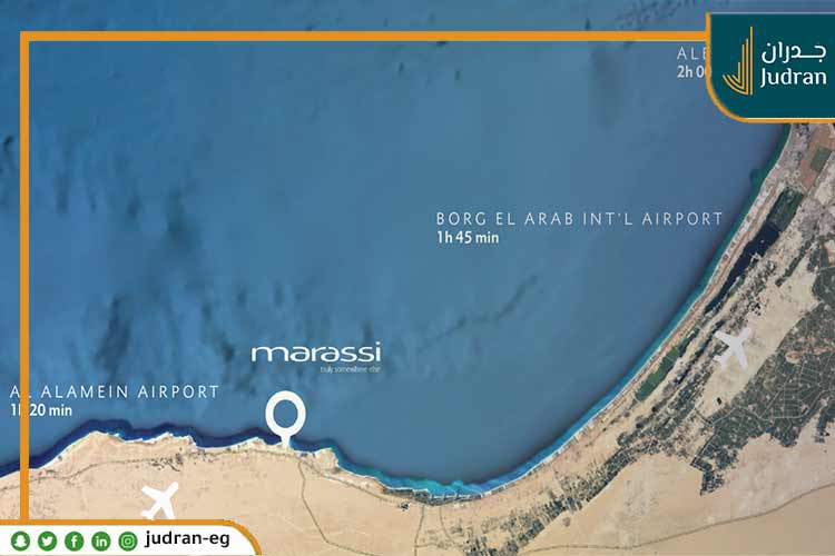 موقع مراسى الساحل الشمالى
