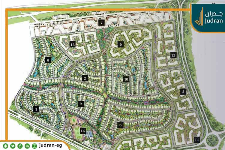 كمبوند سوان ليك التجمع الأول Swan Lake Compound