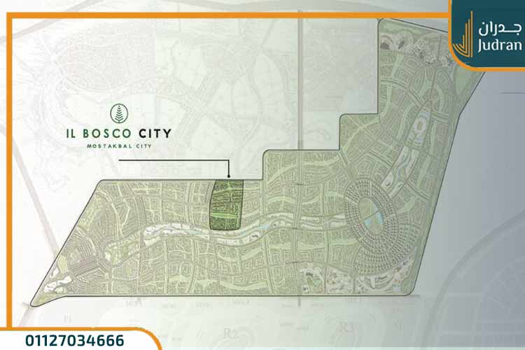 كمبوند البوسكو سيتي مدينة المستقبل il Bosco New Cairo
