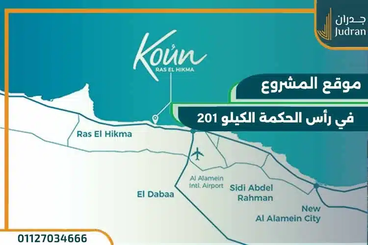 موقع قرية كون راس الحكمة
