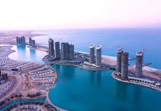 شاليه للبيع بمساحة 120 متر مربع ابراج ذا جيت العلمين