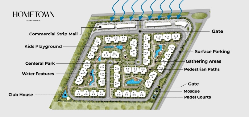 كمبوند هوم ريزيدنس التجمع السادس Home Residence New Cairo
