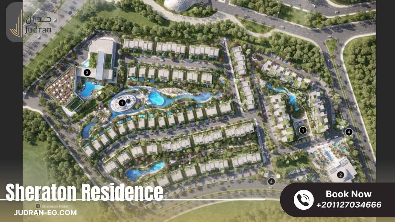 تصميم كمبوند Sheraton Residence Mostakbal City