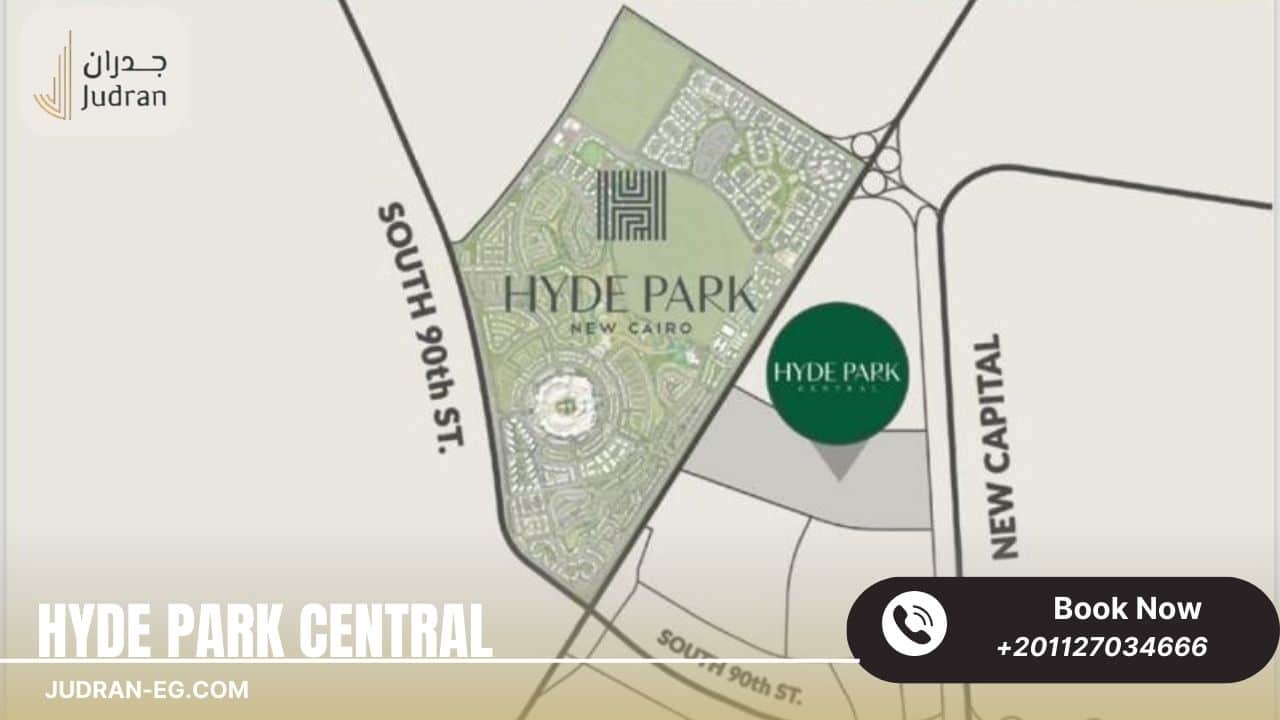 موقع Hyde Park Central New Cairo