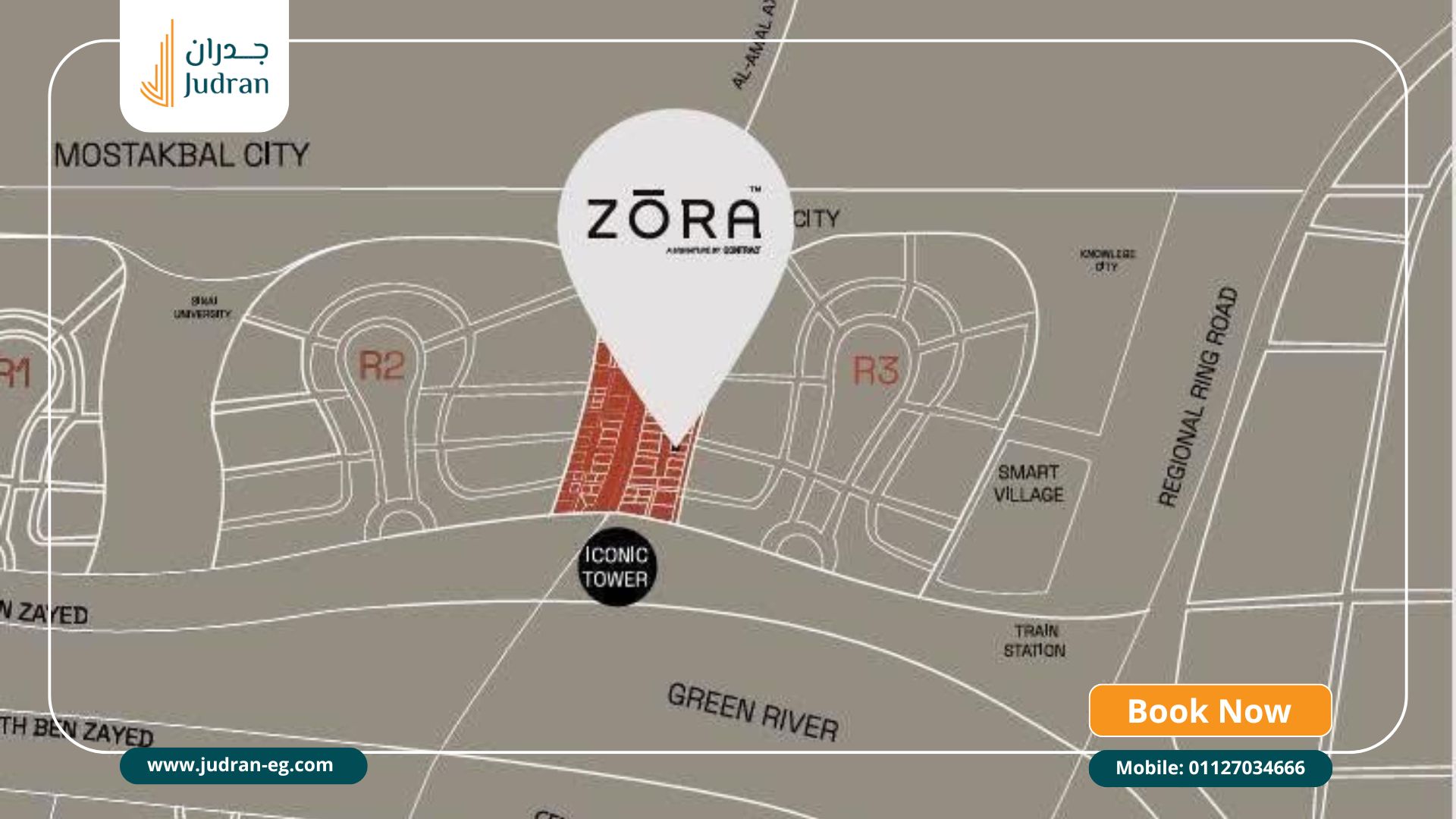 موقع مول Zora Tower العاصمة الإدارية