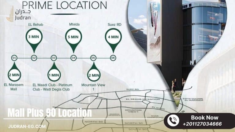 مول بلس 90 التجمع الخامس Mall Plus 90 New Cairo استلام فوري