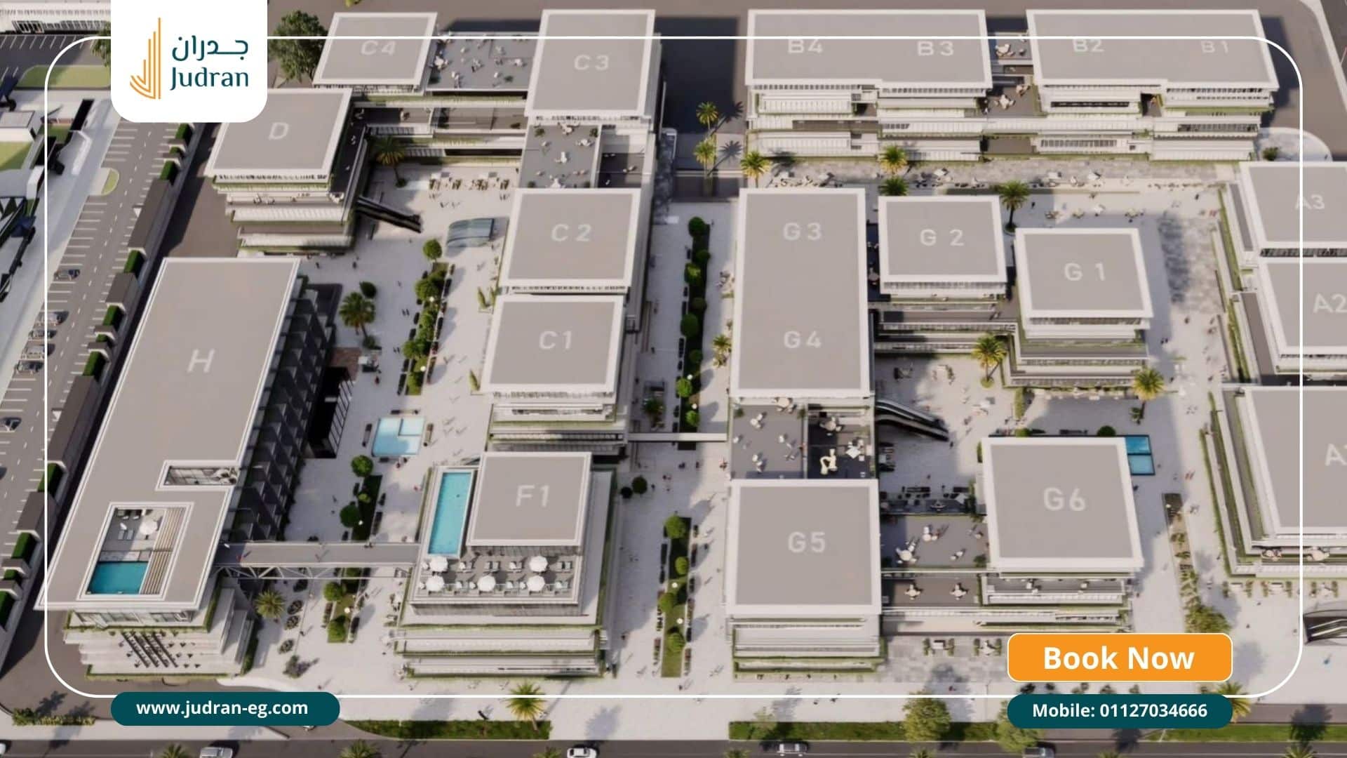 مساحة مشروع مول Bridges El Sheikh Zayed مساحة مشروع مول Bridges El Sheikh Zayed