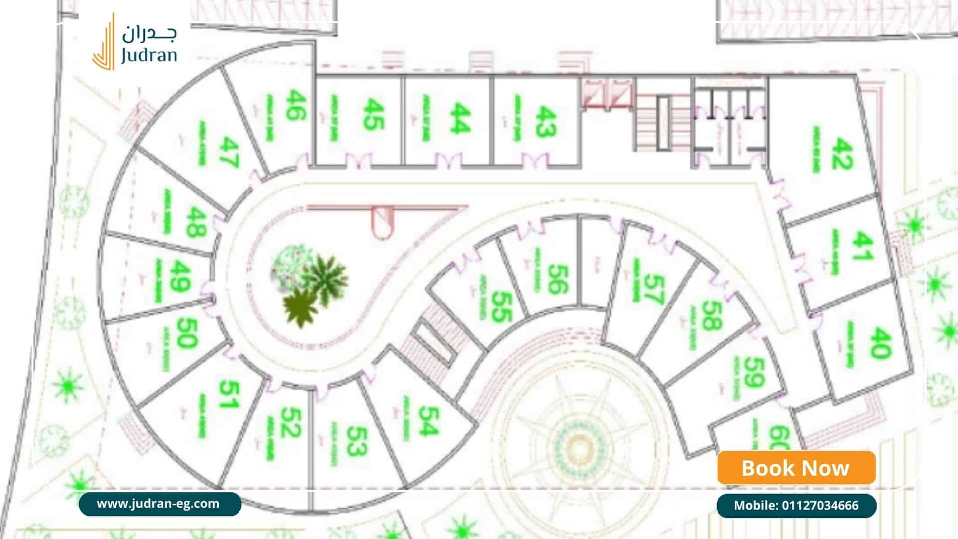 مساحة مشروع مول ساين وان نيو كابيتال